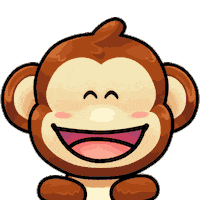 Monkey Balita Sticker by Baba Lili Tata
