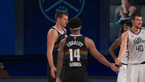 High Five Nba Playoffs GIF by NBA