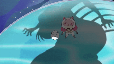 scared animation GIF by Cartoon Hangover