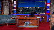 happy stephen colbert GIF by The Late Show With Stephen Colbert
