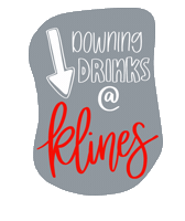 Kylieziegler klines doening drinks Sticker