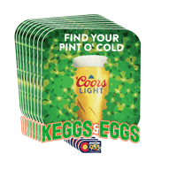 Kegs And Eggs Sticker by Coors Distributing Company