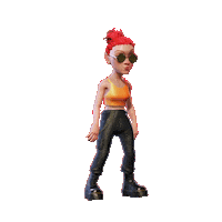 Angry Genie Sticker