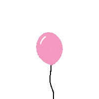 GetLots pink up balloon ballon Sticker