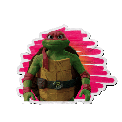 Turtle Cowabunga Sticker by Teenage Mutant Ninja Turtles Movie