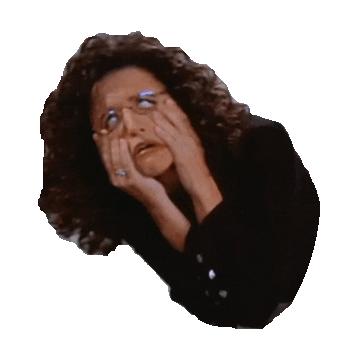 bored elaine benes STICKER by imoji