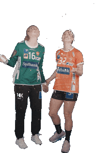 Orange Celebrating Sticker by Odense Håndbold