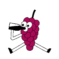 Happy Wine Sticker by wardcoertjens