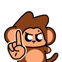 Monkey No Sticker