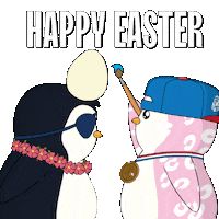 Easter Eggs Penguin Sticker by Pudgy Penguins