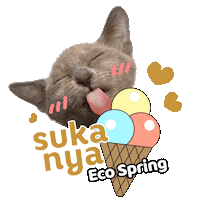 Ice Cream Love Sticker by Eco Spring  at Iskandar Malaysia