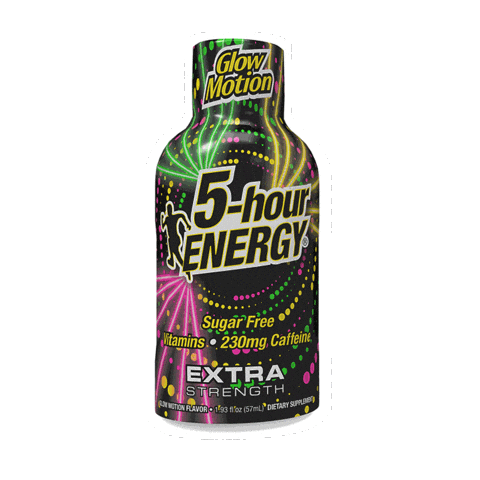 Glow Energy Drink Sticker by 5-hour ENERGY®