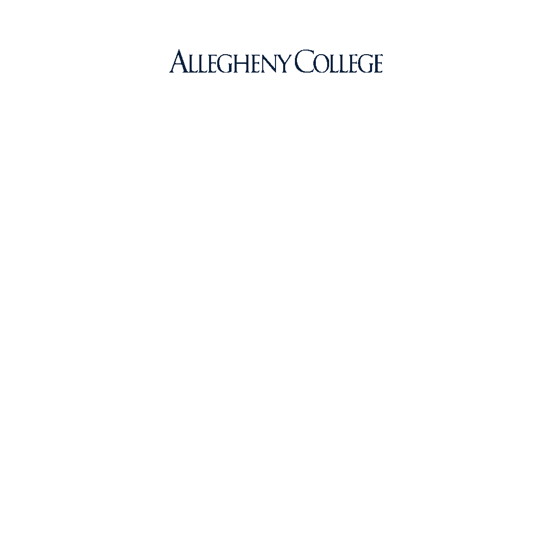 Class Of 2025 Sticker by Allegheny College