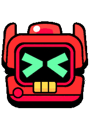 Angry Brawl Stars Sticker