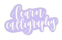 Call Calligraphy Sticker by ECLetters