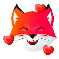 Fox Love Sticker by Mobdev_redes