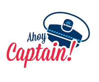 Captain Boating Sticker by Le Boat