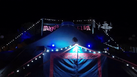 Drone Tent GIF by MagdaClan circo