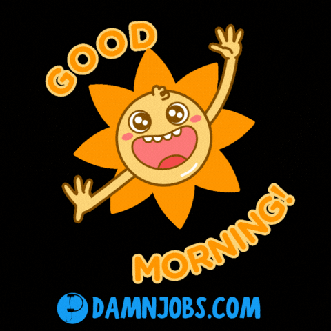 Good Morning Coffee GIF by Damnjobs