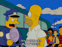 Season 3 Megaphone GIF by The Simpsons