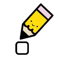 Happy Check Sticker by Pysselbolaget