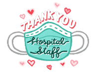 Health Care Thank You Sticker
