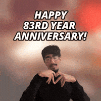 83 Year Anniversary GIF