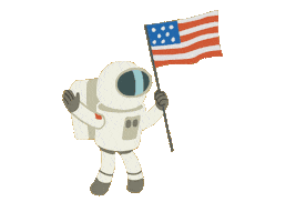 Independence Day Yes Sticker by Brent Noll
