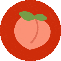 Booty Peach Sticker by Zappos