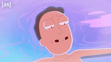 Rick And Morty Swimming GIF by Adult Swim