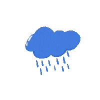 numatter rain weather numatter Sticker