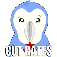 Penguin Cut Sticker by Pudgy Penguins