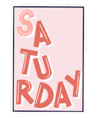 Weekend Saturday Sticker