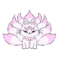 Nicoleskey pink jump japan japanese Sticker