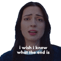 Sad The End Sticker by Lizzy McAlpine