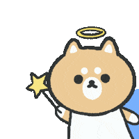 jindaychen shiba shiba inu heaven 犬 Sticker