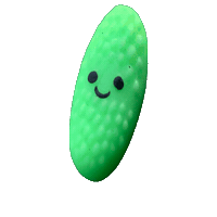 Bounce Pickle Sticker by FizzStory EXP