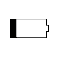 Low Battery Sticker