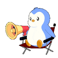 Hold Up Film Sticker by Pudgy Penguins