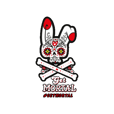 BunnySpirits bunny rum mortal mortalbunny Sticker