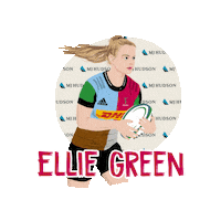 Womens Rugby Coyq Sticker by Harlequins Women