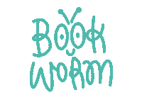 Book Bookworm Sticker by Amiletters