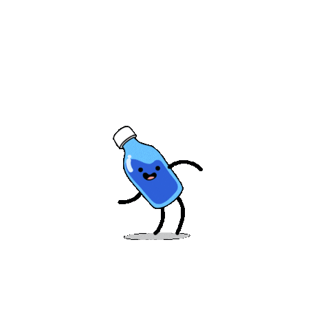 water bottle challenge Sticker by YouTube Kids