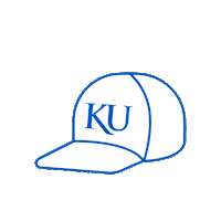 ku jayhawks Sticker by Kansas Athletics