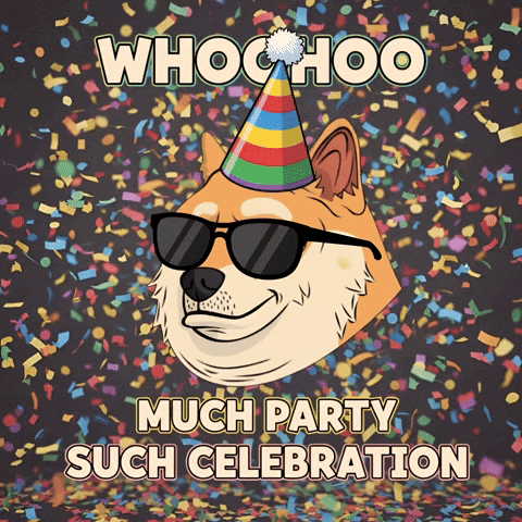 Excited Happy Birthday GIF by Doge Pound