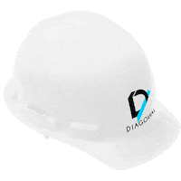 Helmet Sticker by Diagonal Constructora