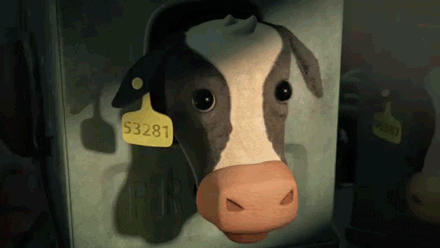 Sad Cow GIF