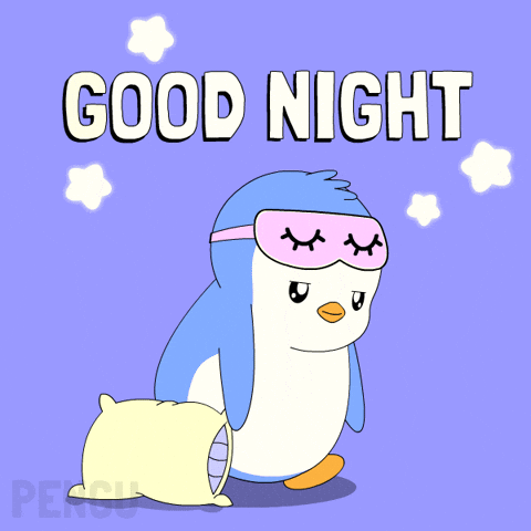 Sleepy Good Night GIF by Pudgy Penguins