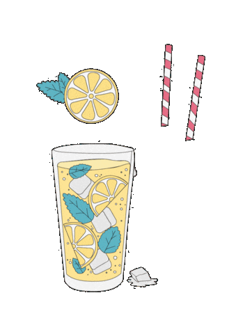 Limonade Getränk Sticker by Kugelzwei