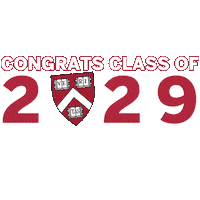 Congrats Congratulations Sticker by Harvard College